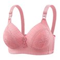 thumbnail image 2 of Weiqiqre Bras for Women Back Fat Smoothing Bra Lace Underwire Full Coverage Padded Bras with Support, 2 of 7