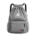 thumbnail image 1 of tumgatte Large Capacity Sports Drawstring Shoulder Bag Travel Backpacks Clearance, 1 of 2