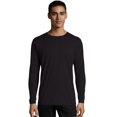thumbnail image 1 of Hanes T-Shirt en Coton à Manches Longues 2XL, Noir, 1 of 1