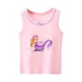 thumbnail image 1 of MIASHUI Débardeurs Graphiques Sans Manches pour Tout-Petites Filles, Camisoles pour Enfants Filles, Violet, 6-7 Ans, 1 of 3