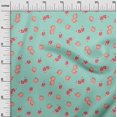thumbnail image 2 of oneOone Silk Tabby Fabric Pomegranate Fruit Printed Fabric 1 Yard 42 Inch Wide, 2 of 4