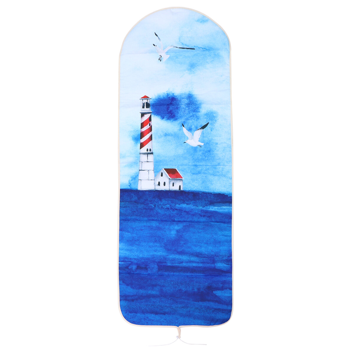 MasteelfCA Fashion Ironing Board Cover Ocean Series Pattern Ironing Cloth Digital Printing Ironing Board Cover Protective Cover Stain Resistant Cover(Seabird Pattern)