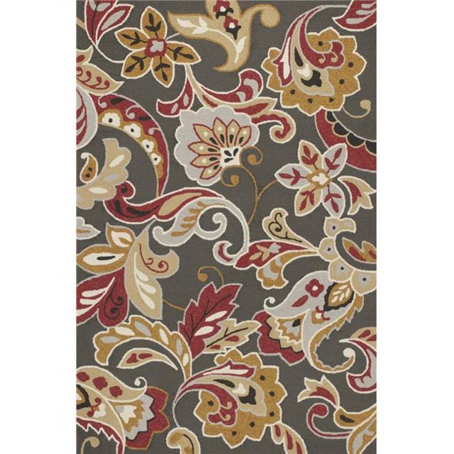 HomeRoots 353298 2 ft. x 3 ft. UV-Treated Polypropylene Taupe Area Rug