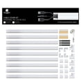 thumbnail image 1 of GlobalTone - Wall Mount Wire Cover Kit, 150 Inch Length, Paintable, Matte White, 1 of 9