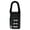 Black, variant on Amdohai 3 Dial Digit Number Code Password Combination Padlock Travel Security Safe Lock