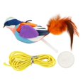 thumbnail image 3 of Tachiuwa Hanging Door Cat Toy Cat Activity Toy Interactive Feather Toy for Training violet, 3 of 9