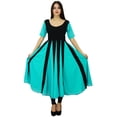 thumbnail image 1 of Bimba Classic Chic Designer Dress Long Georgette Kurta Flaired Zig-Zag Party Wear Kurti, 1 of 7