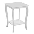thumbnail image 1 of Convenience Concepts American Heritage Square Sofa & Couch End Table, White, 1 of 7