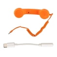 thumbnail image 2 of Combiné Téléphonique pour Téléphone Cellulaire, Combiné Téléphonique Rétro Récepteur de Téléphone Cellulaire Microphone avec Prise 3,5 mm, Récepteur Portatif USB‐C Anti‐radiation pour Téléphone Intelligent IOS, 2 of 7