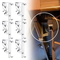 thumbnail image 3 of Clear Plastic Hidden Channel Valance Clips, Grooved Blind Retainer Holder, Mini Window Blind Replacement Fastener, 2.19x1.45 Inch Repair Hardware for Wood and Faux Wood Horizontal Blinds, 3 of 3