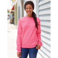 thumbnail image 4 of Jerzees Adult NuBlend Crew Neck Sweatshirt, 3X, Gold, 4 of 7