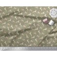 thumbnail image 3 of Soimoi Velvet Fabric Leaves & Reindeer Animal Decor Fabric Printed Yard 58 Inch Wide, 3 of 3