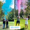 thumbnail image 4 of Gender Reveal Confetti Cannon - 4 Pack - Blue and Pink Biodegradable Gender Reveal Smoke Bombs and Heart Shaped Confetti Poppers | Gender Reveal Powder Cannon | Powder Blaster Gender Reveal Machine, 4 of 9