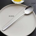 thumbnail image 4 of tredstone Stainless Long Handle Tea Coffee Mixing Spoon Cocktail Ice Cream Soup Home Teaspoon silver 1Set, 4 of 5