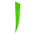 thumbnail image 4 of S SERENABLE 12 Pack s - 4 Inch Natural Turkey Feathers - Fletching DIY Hunting Training Fluorescent Green, 4 of 9