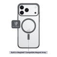 thumbnail image 2 of onn MagSafe Compatible Phone Case for iPhone 17 Pro Max - Metallic Grey/Clear, 2 of 8