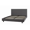 thumbnail image 1 of Queen Size Platform Bed, Grey, 1 of 4