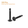 thumbnail image 3 of Unique Bargains Phillips Head Self Tapping Screws, 100pcs #8x1-1/4' Sheet Metal Screw, 3 of 4