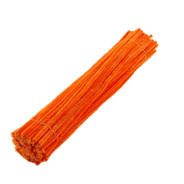 Pipe Cleaners, DIY Pipe Cleaners Craft, Pipe Cleaners Chenille Stem, Strips, Monochrome Strips, 100PCS Craft Pipe Cleaners, Twisting Sticks, Fuzzy Sticks Pipe Cleaners
