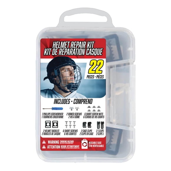 Hockey Helmet Repair Kit - 22 Tools and Pieces - Future Stars