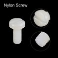 thumbnail image 4 of Unique Bargains Nylon Machine Screws, M5x12mm Slotted Pan Head Fasteners Bolts, White 50Pack, 4 of 4