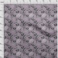 thumbnail image 4 of oneOone Tissu Jersey Viscose Lavande Floral Rétro Tissu pour Robe Tissu Imprimé au Mètre 60 Pouces de Large, 4 of 5
