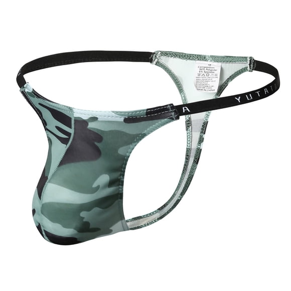 Ketyyh-chn99 Underwear Mens 2024 Breathable Short Leg Trunks Underpants Men's Athletic Support Cotton Underwear Low Rise Briefs Stretch Breathable G-String Green,XL