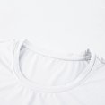 thumbnail image 4 of LNWUY Men's Plus Size Short Sleeve UPF 50+ T-Shirt Quick Dry Rash Guard Athletic Running Swim Top Tee Performance Water Shirts White L, 4 of 6