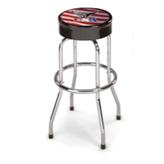 Larin STUSA-1 30 in. USA Eagle Shop Stool