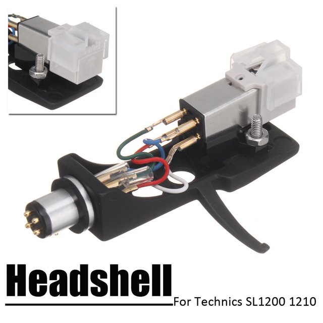 Tête de Boîtier de Cartouche de Stylet Audio LP pour Tourne-Disques, Dotée d'Un Support en Plastique Noir avec un design Universel. Comprend des Fils de Câble en Cuivre Sans Oxygène en Rouge, Vert, Blanc et Bleu pour une Qualité Sonore et une Séparation Accrues. la Tête de Boîtier a un Espacement de Trou de fixation de 13 mm et Mesure Environ 6,3 cm de Longueur et 4 cm de Largeur. Convient aux Tourne-Disques Technics SL1200 et SL1210, Elle Est Fournie avec Quatre Fils de Câble pour une Connexion Facile