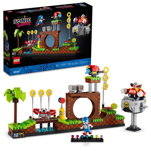 LEGO Ideas Sonic the Hedgehog – Green Hill Zone 21331 Toy Building Kit (1,125 Pieces)