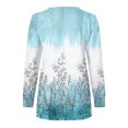 thumbnail image 4 of 2023 Chandail de Mode pour Femmes Rabais de 50 % Liquidation Hauts pour Femmes Automne Manches Longues Chandail Ample Chemise Chic Décontractée Chandails à Col Rond pour Dames, 4 of 5