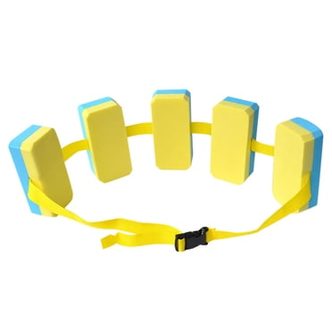 Riforla Ceinture d'Exercice de Flottaison Aide Planche de Flottaison pour Enfants Flotteur de Dos Pratique Débutant Eau Fournitures de Natation Natation Jaune_003