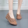 thumbnail image 4 of XZNGL Chaussures Plates pour Femmes à Talon Compensé Ajouré Décontractées Grande Pointure Chaussures Simples, 4 of 9