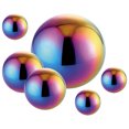 thumbnail image 3 of 6Pcs Stainless Steel Gazing Ball Mirror Polished Hollow Ball Reflective Garden Sphere, 3 of 8