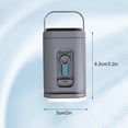 thumbnail image 2 of Xingzhi Système d'Hygiène Portable de Douche Camping Multifonctionnel Camping Randonnée Anneau de Natation Gris, 2 of 6