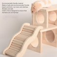 thumbnail image 4 of Hamster Climbing Toy Wooden Ladder Bridge Wooden Hamster Ladder Bendable  Cage  Toy For Small Animals, 4 of 8