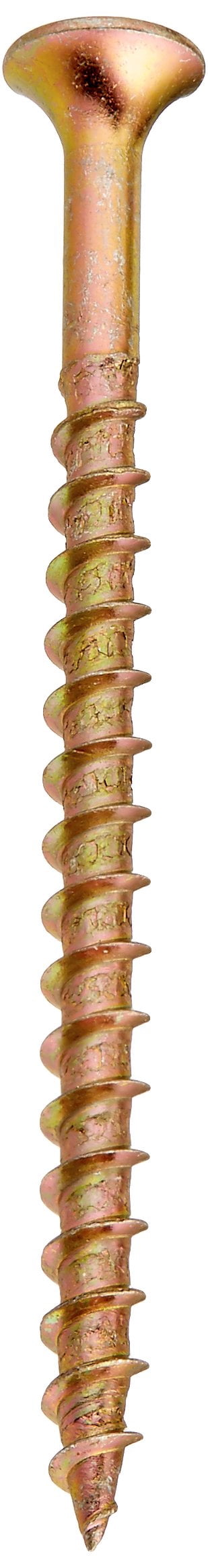 The Hillman Group 47674 8-Inch x 2-1/2-Inch All Purpose Wood Screw with Phillips Drive, 1-Pound, Yellow