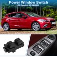 thumbnail image 2 of Unique Bargains Power Window Switch No.BP1E66350 Front Left Driver Side Window Control Switch for Mazda 3 2003-2010 Black, 2 of 7