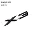 thumbnail image 4 of 3D ABS Adhesive Chrome Black X3 Logo Car Rear Trunk Emblem Badge Decal For BMW X3 F25 E83 G01 X3 Sticker Letters Accessories, 4 of 6