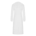 thumbnail image 4 of LOVZFMLL Vestes pour Femmes Décontractées Unies à Manches Longues avec Poche Zippée Sweat à Capuche, 4 of 5