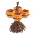 thumbnail image 1 of Halloween Home Decoration Unique Snack Bowl Pumpkin Divider Ornament for Festive Events Stylish Desktop Accessory, 1 of 5