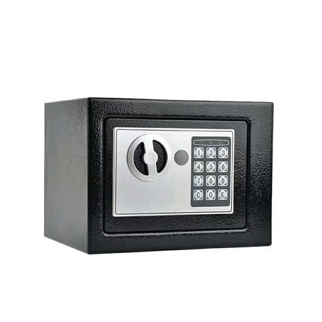 Digital Safe Box Mini Steel Safes Money Bank Small Household Password Key Safety Security Box Keep Cash Jewelry Document ,Built to Last