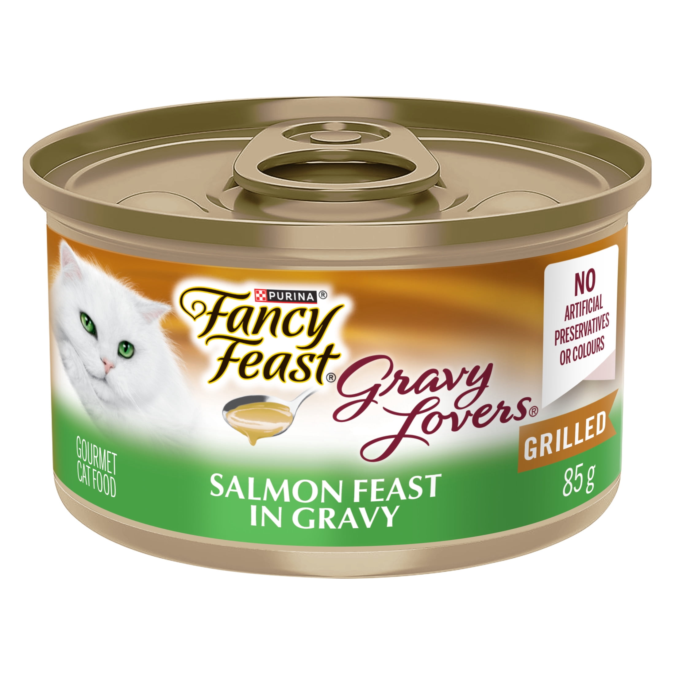 Fancy Feast Gravy Lovers Salmon in Seared Salmon Gravy, Wet Cat Food 85g