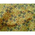 thumbnail image 4 of oneOone Silk Tabby Fabric Check & Triangle Ikat Fabric Prints By Yard 42 Inch Wide, 4 of 4