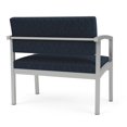 thumbnail image 3 of Pemberly Row Chaise Bariatrique pour Réception et Salle d'Attente - Acier Argenté / Bleu, 3 of 5