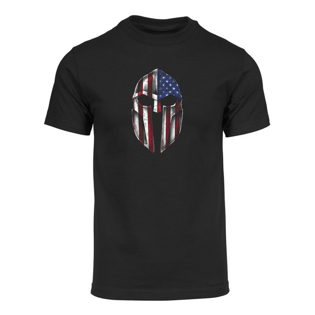 Gravity Trading American Gladiator Short-Sleeve T-Shirt - Black - Small