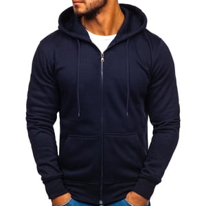 Outfmvch Hoodies For Men Hoodie Thick Fleece Custom Graphic Printed Hooded Shirt Sweat Men Luxury Hoodie Zip Up Hoodie Navy L