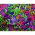 thumbnail image 4 of oneOone Silk Tabby Multicolor Fabric Cat Dress Material Fabric Print Fabric By The Yard 42 Inch Wide, 4 of 4