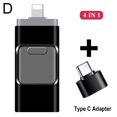 thumbnail image 1 of Clé USB 4 en 1 Clé USB 3.0 pour iPhone/Android Type OTG 32-128 Go C6S6, 1 of 9